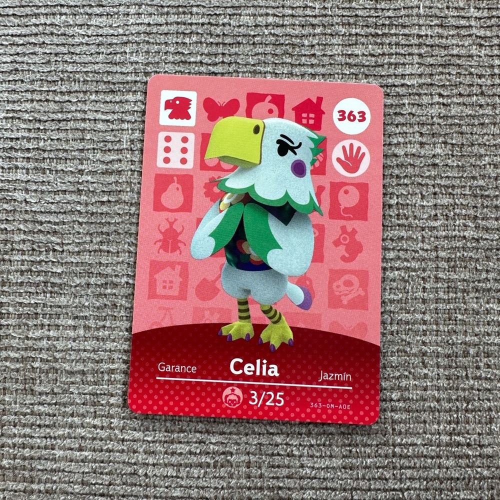 Animal Crossing Amiibo Card - Celia